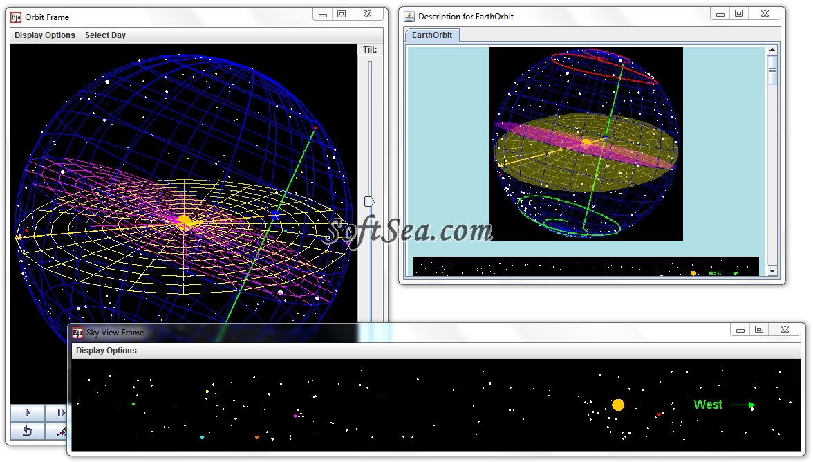 Earth Orbit Model Screenshot