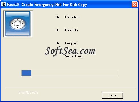 EaseUs Disk Copy Screenshot