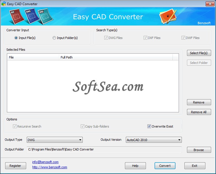Easy CAD Converter Screenshot