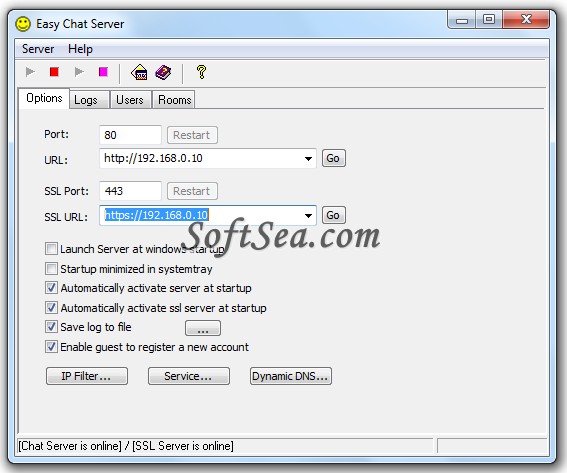 Easy Chat Server Screenshot