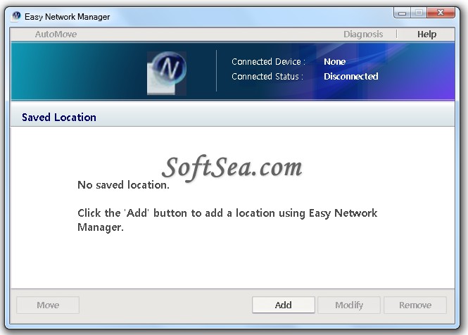Easy Network Manager Screenshot
