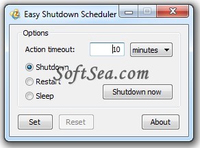 Easy Shutdown Scheduler Screenshot