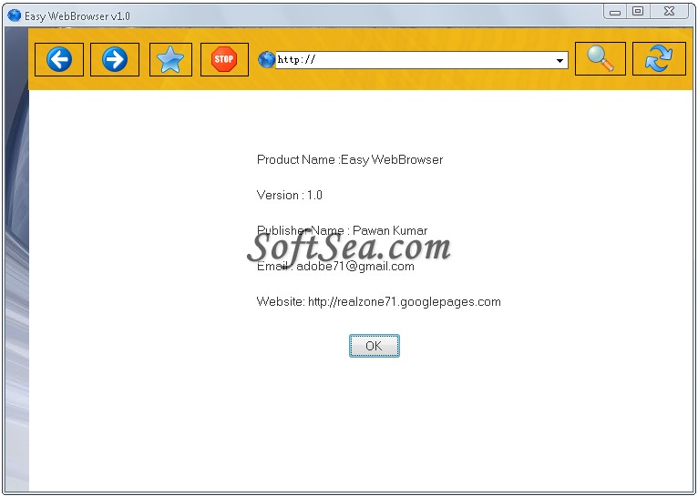 Easy WebBrowser Screenshot