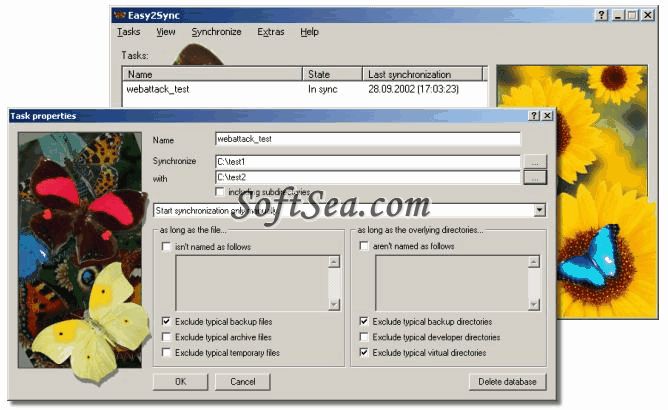 Easy2Sync - Freeware Edition Screenshot