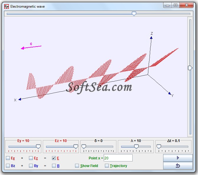 Electromagnetic Wave Model Screenshot
