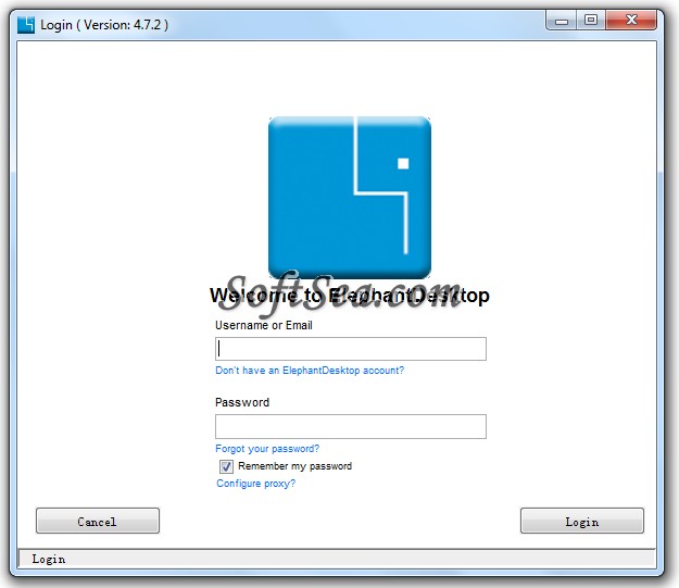 ElephantDrive Desktop Screenshot