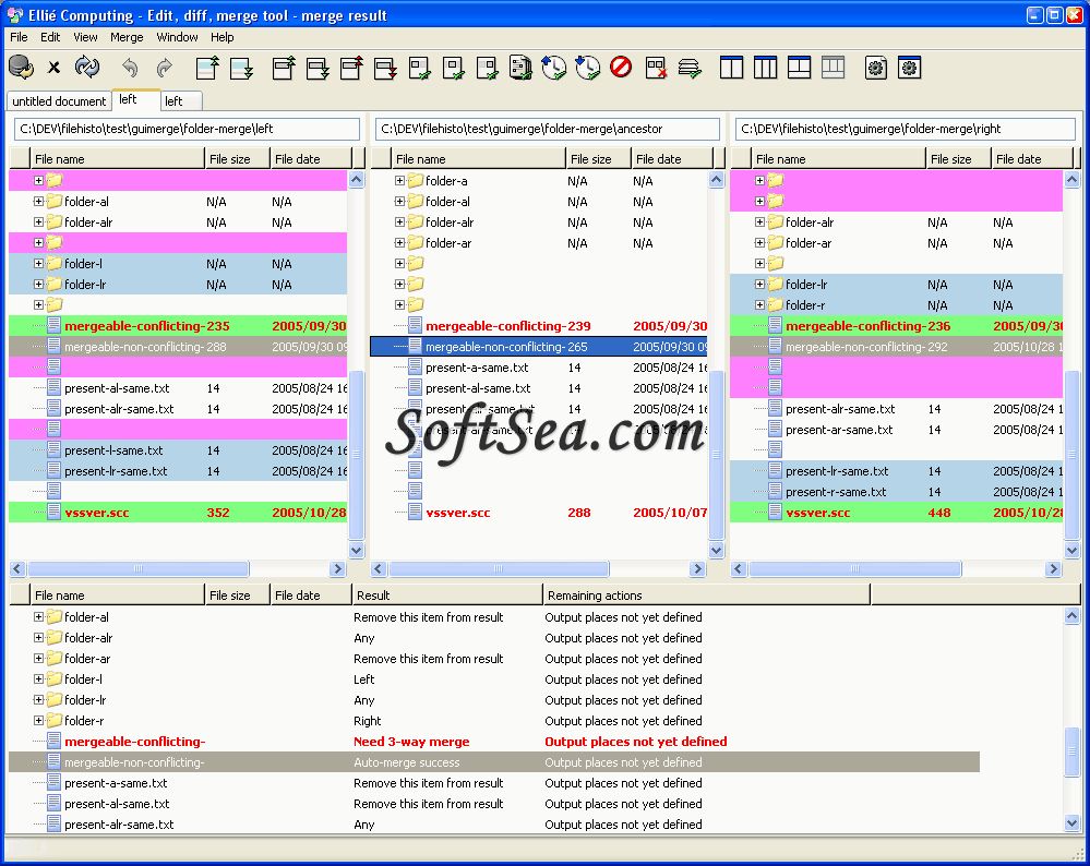 Elli Computing Merge Screenshot