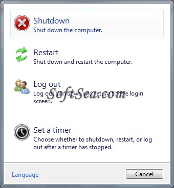 Emilcore Shutdown Screenshot