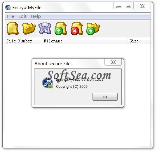 EncryptMyFile Screenshot