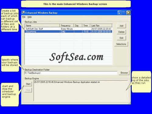 Enhanced Windows Backup Screenshot