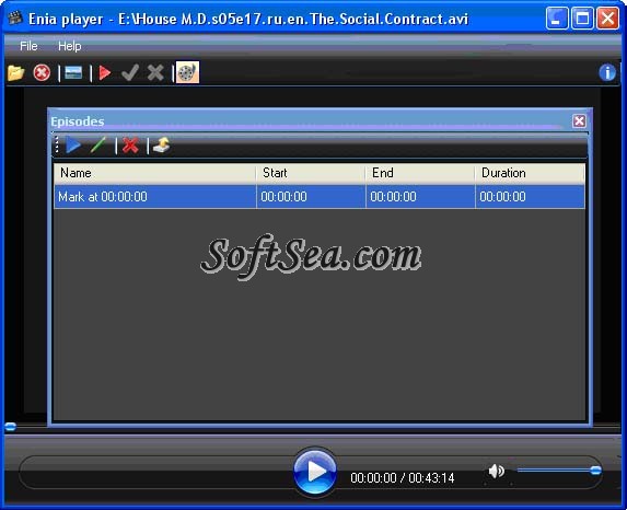 Enia Player Screenshot