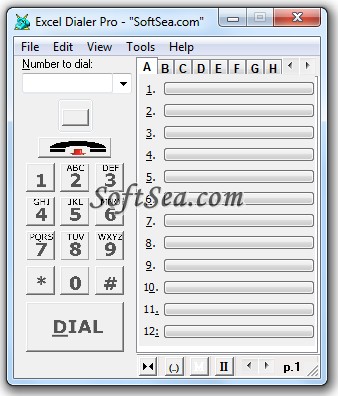 Excel Dialer Pro Screenshot