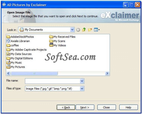 Exclaimer AD Pictures Screenshot