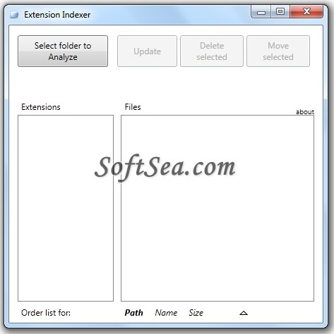 Extension Indexer Screenshot