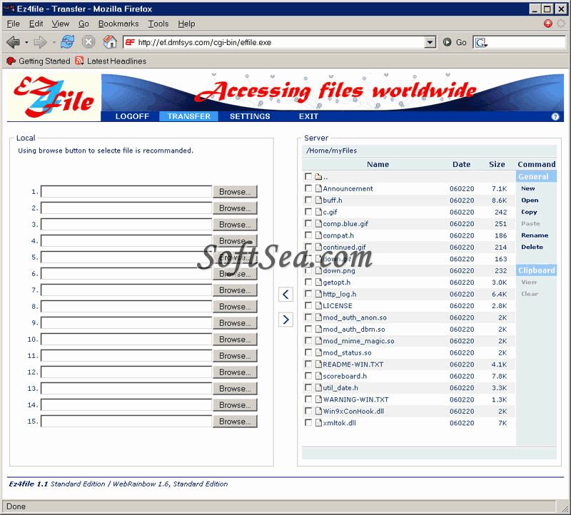 Ez4file (Standard Edition) Screenshot