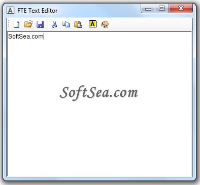 FTE Text Editor Screenshot
