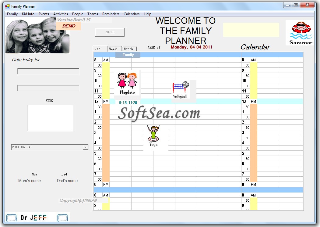 Family Planner Screenshot