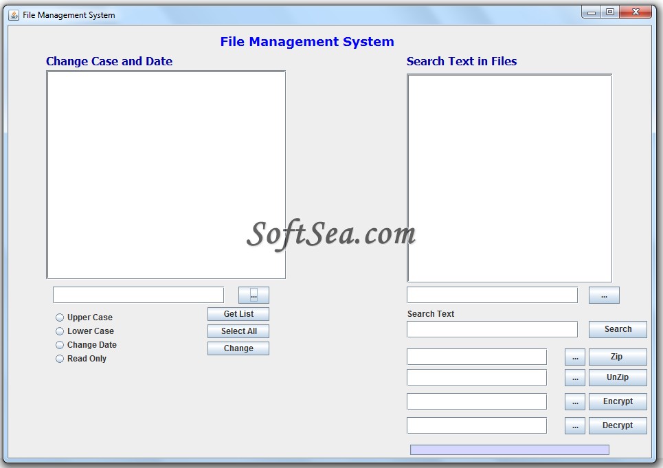 File Management System Screenshot