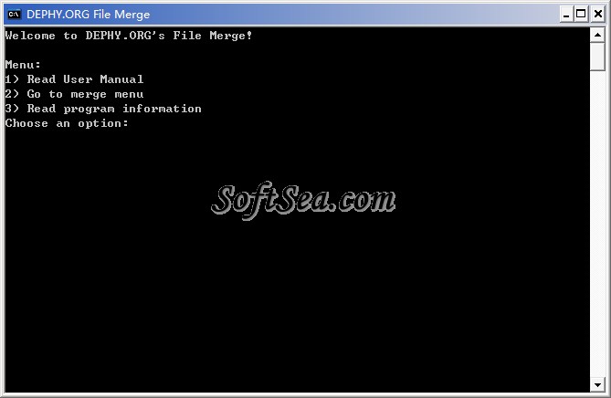 File Merge Screenshot