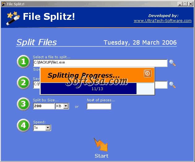 File Splitz! Screenshot