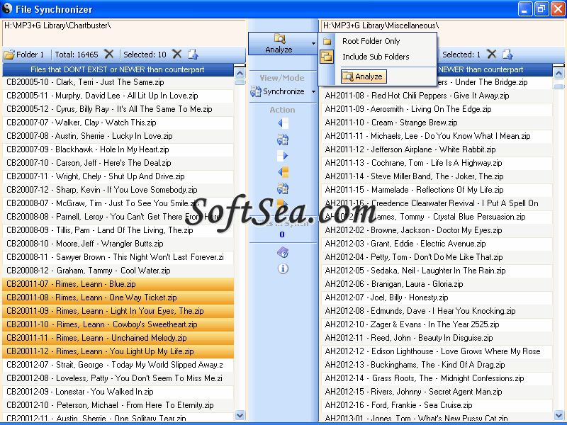 File Synchronizer Screenshot