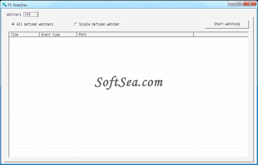 File System Watcher Screenshot