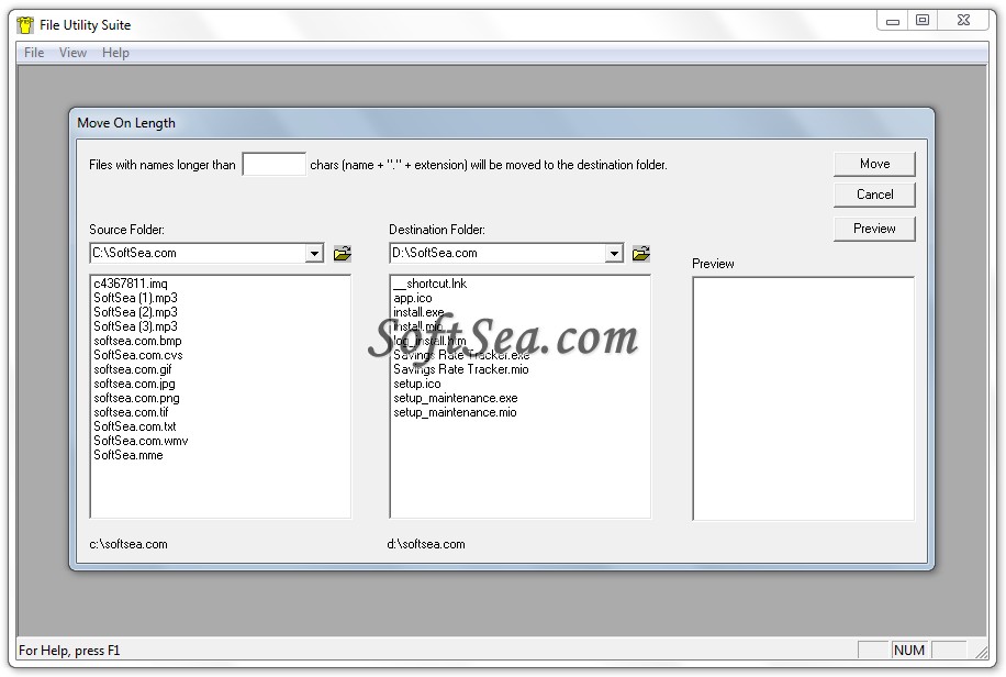 File Utility Suite Screenshot