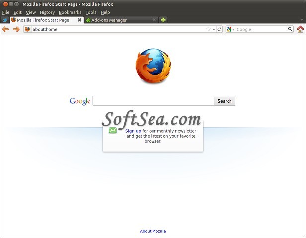 Firefox (64-bit) For Linux Screenshot