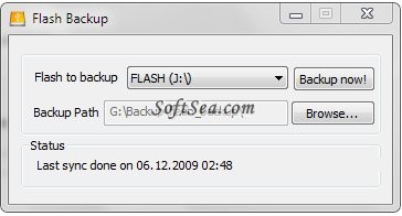 Flash Backup Screenshot