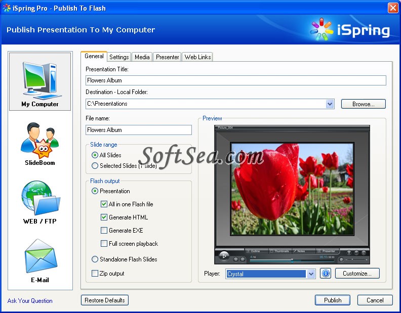 FlashSpring iSpring Pro Screenshot