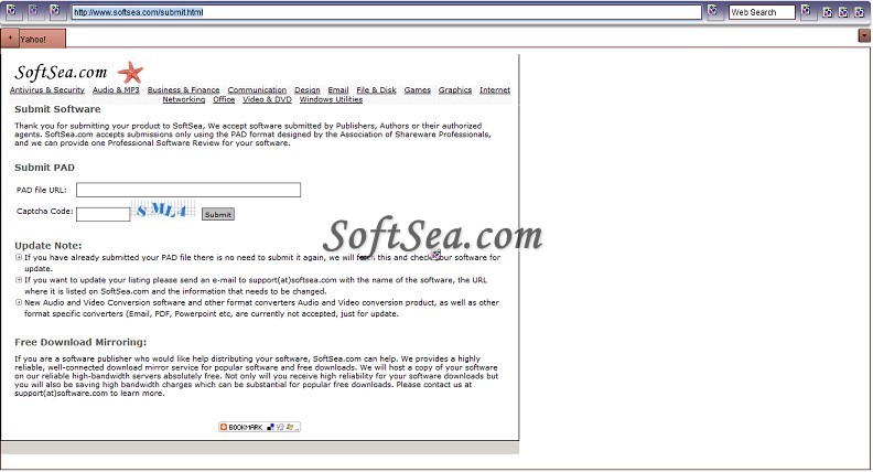 Flex Air Web Browser Screenshot