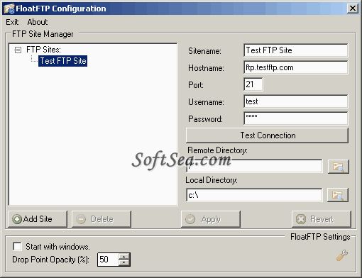 FloatFTP Screenshot