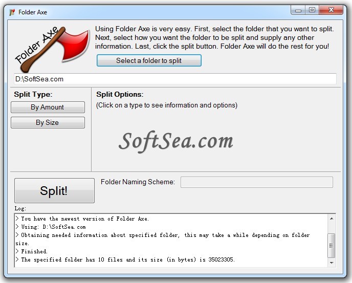 Folder Axe Screenshot