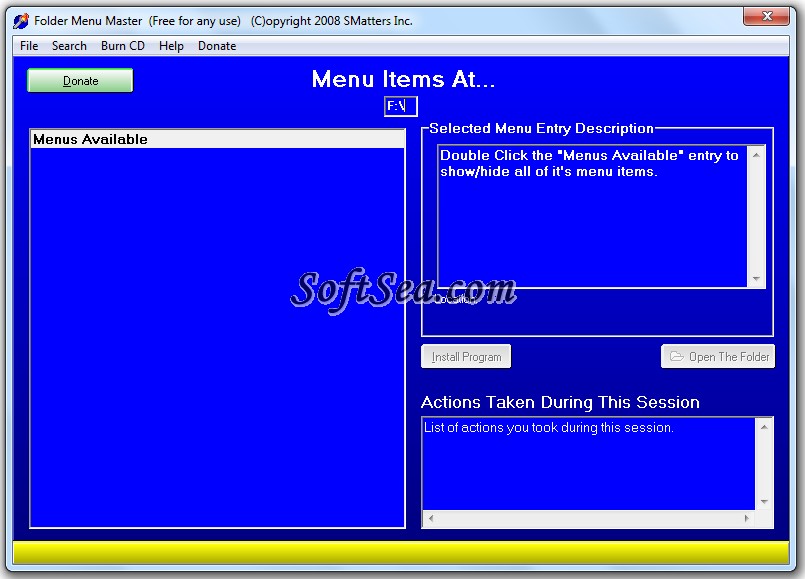 Folder Menu Master Screenshot