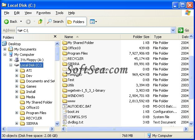 Folder Size for Windows Screenshot