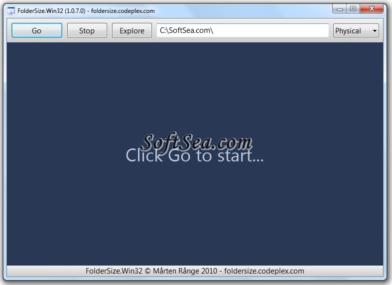 FolderSize.Win32 Screenshot