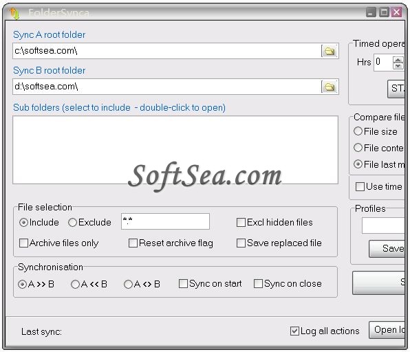 FolderSynca Screenshot