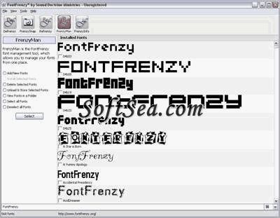 FontFrenzy Screenshot