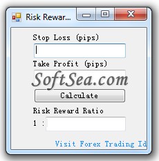 Forex Risk Reward Ratio Calculator Screenshot