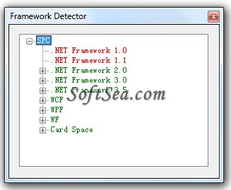 Framework Detector Screenshot