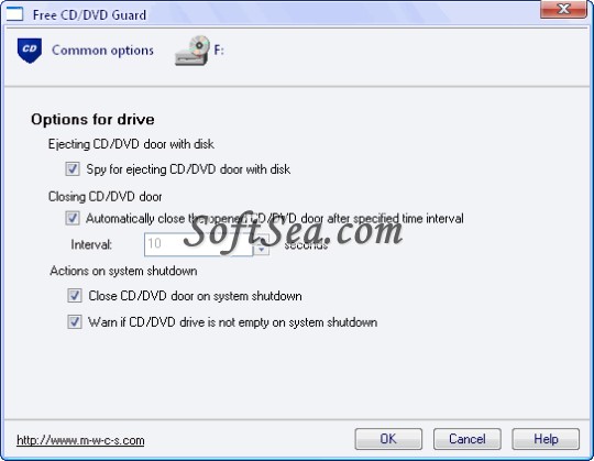 Free CD/DVD Guard Screenshot