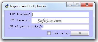 Free FTP Uploader Screenshot