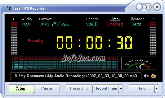Free MP3 Recorder Screenshot