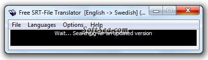 Free SRT-File Translator Screenshot