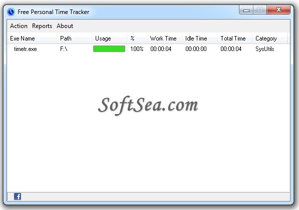 Free Time Tracker Screenshot