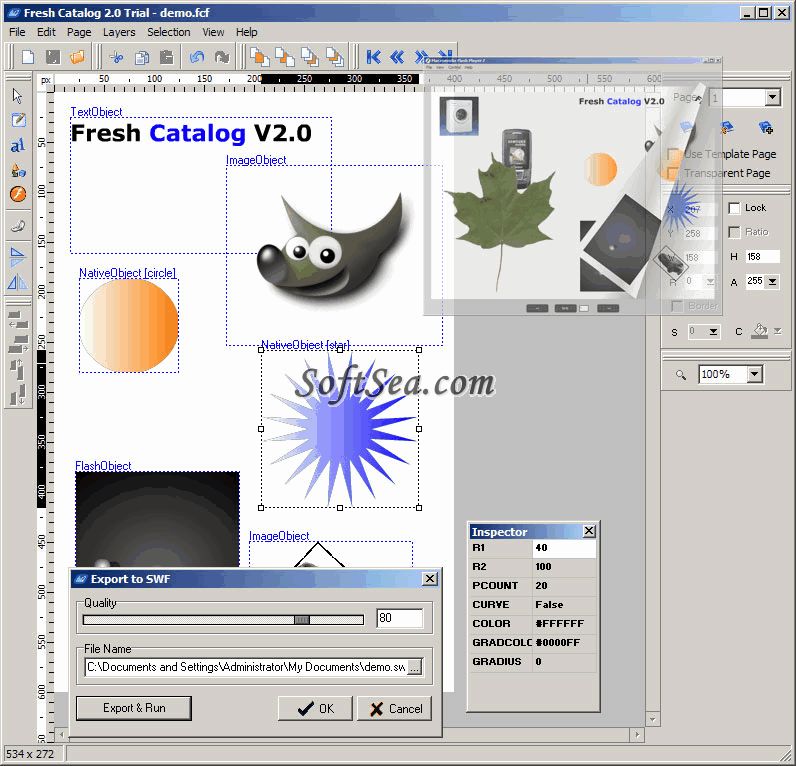 Fresh Flash Catalog Screenshot