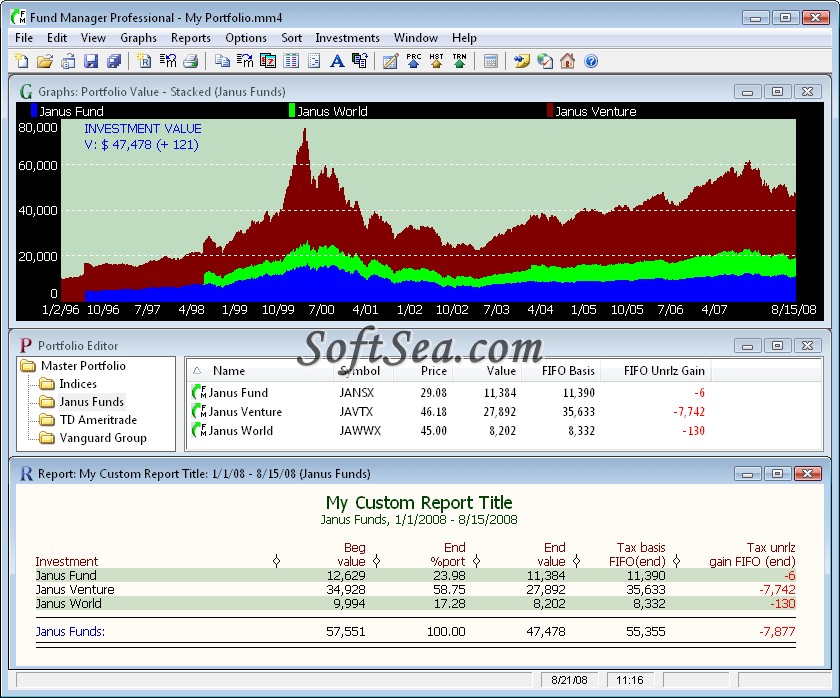 Fund Manager Personal Screenshot