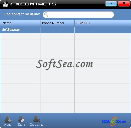 FxContacts Screenshot