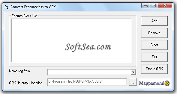 GPX Converter for ArcGIS Screenshot