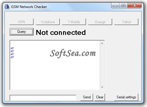GSM Network Checker Screenshot